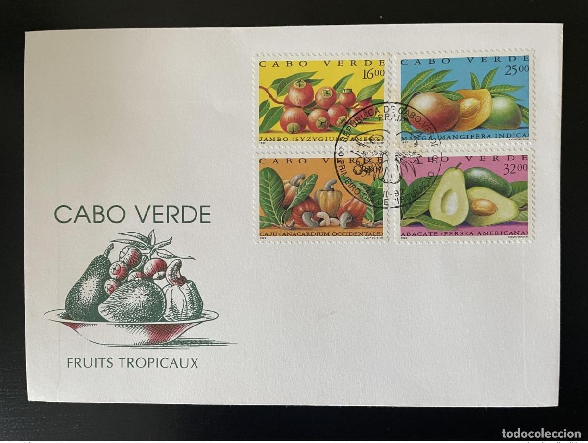Sellos: Cabo Verde 1992 Mi. 627 - 630 FDC Fruits Frutos