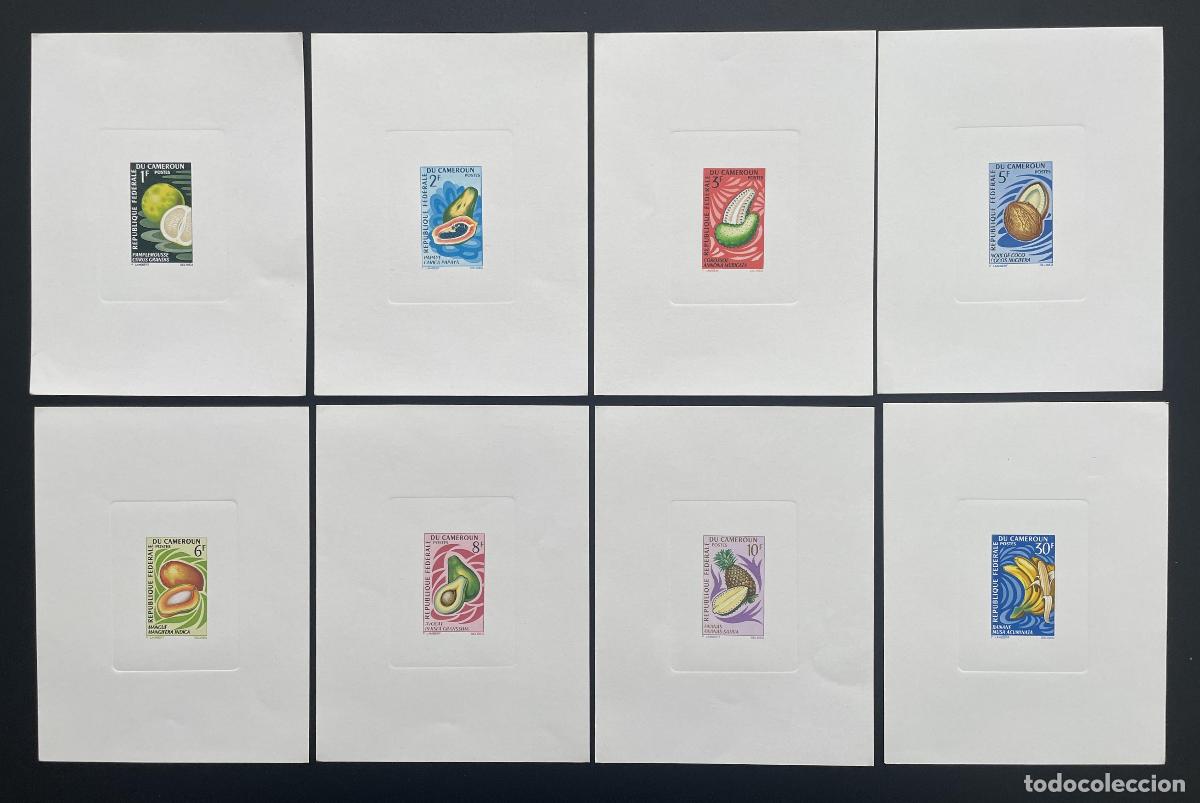 Sellos: Camer&uacute;n 1967 Mi. 506 - 508/508/510 514 Proof De Luxe Fruits