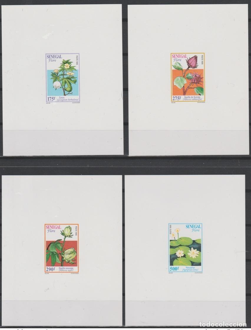 Sellos: Senegal 1995/1996 Mi. 1410 - 1413 Flores Flora a prueba de lujo