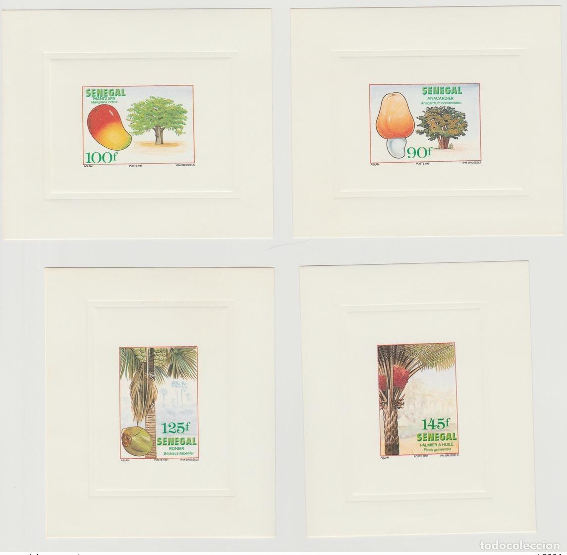 Sellos: Senegal 1991 Mi. 1131 - 1134 Evento de lujo &Aacute;rboles frutales B&auml;ume Fruits