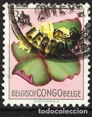Sellos: Congo Belga 1952 - Mi 307 - YT 314 - Flores