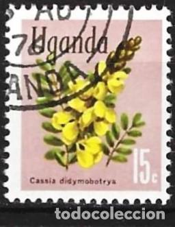 Sellos: Uganda 1969 - Mi 107 - YT 84 - Flores