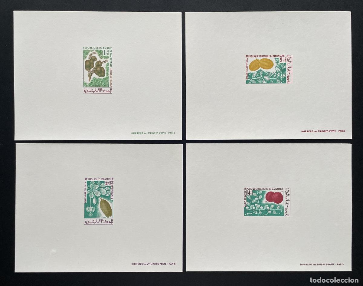 Sellos: Mauritania 1967 Mi. 326 - 329 frutas a prueba de lujo y flora tropical