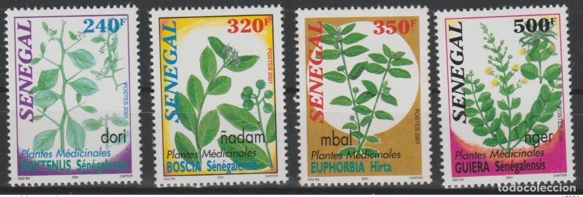 Sellos: Senegal 2001 Mi. 1934 - 1937 Plantas medicinales Flore Flora