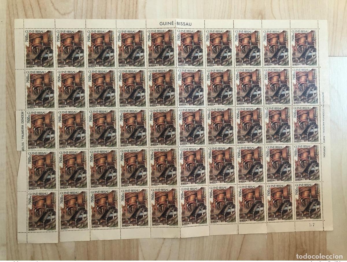 Sellos: Guinea-Bis&aacute;u Guinea 1995 Mi. 1218 7500P Palmeras de palma MNH