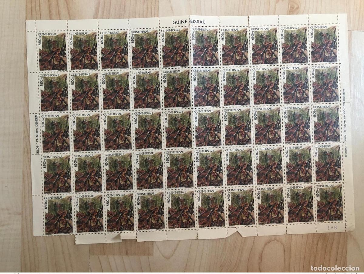 Sellos: Guinea-Bis&aacute;u 1995 Mi. 1217 6500P Palmeras Palmen &Ouml;lpalme MNH