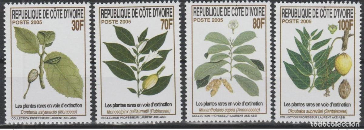 Sellos: Costa de Marfil 2005 Mi. 1471 - 1474 Plantas raras Seltene Flore MNH