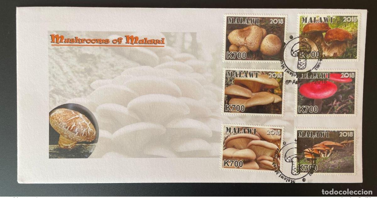 Sellos: Malawi 2018 FDC Mi. 986 - 991 Champi&ntilde;ones Pilze MNH
