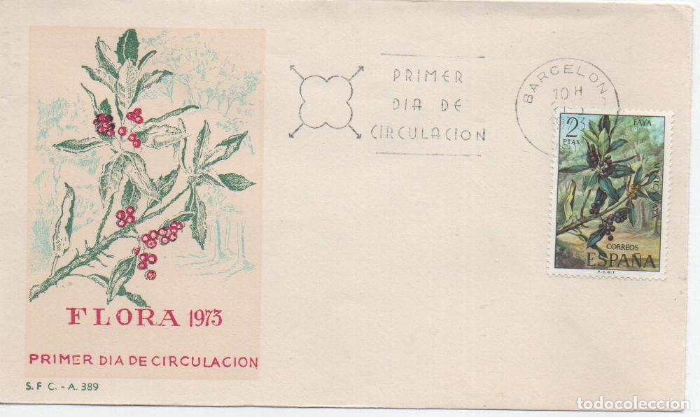 Sellos: EDIFIL 2121, FAYA, PRIMER DIA DE 21-3-1973 SOBRE DEL SFC