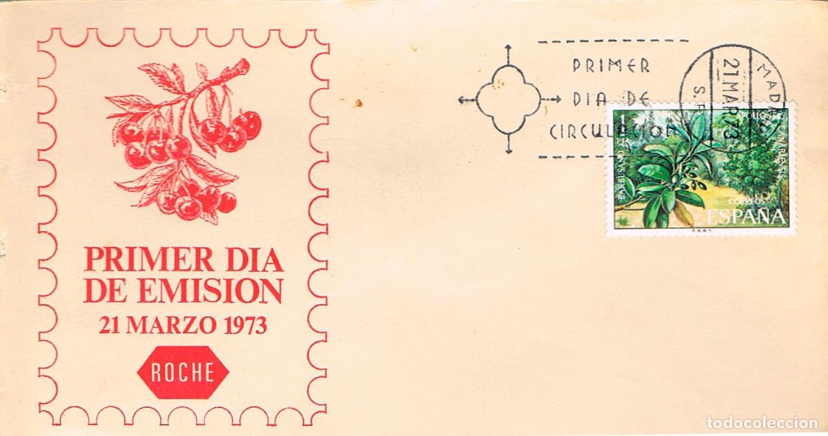 Sellos: EDIFIL 2120, BARBUSANO, PRIMER DIA DE 21-3-1973 SOBRE DE ROCHE
