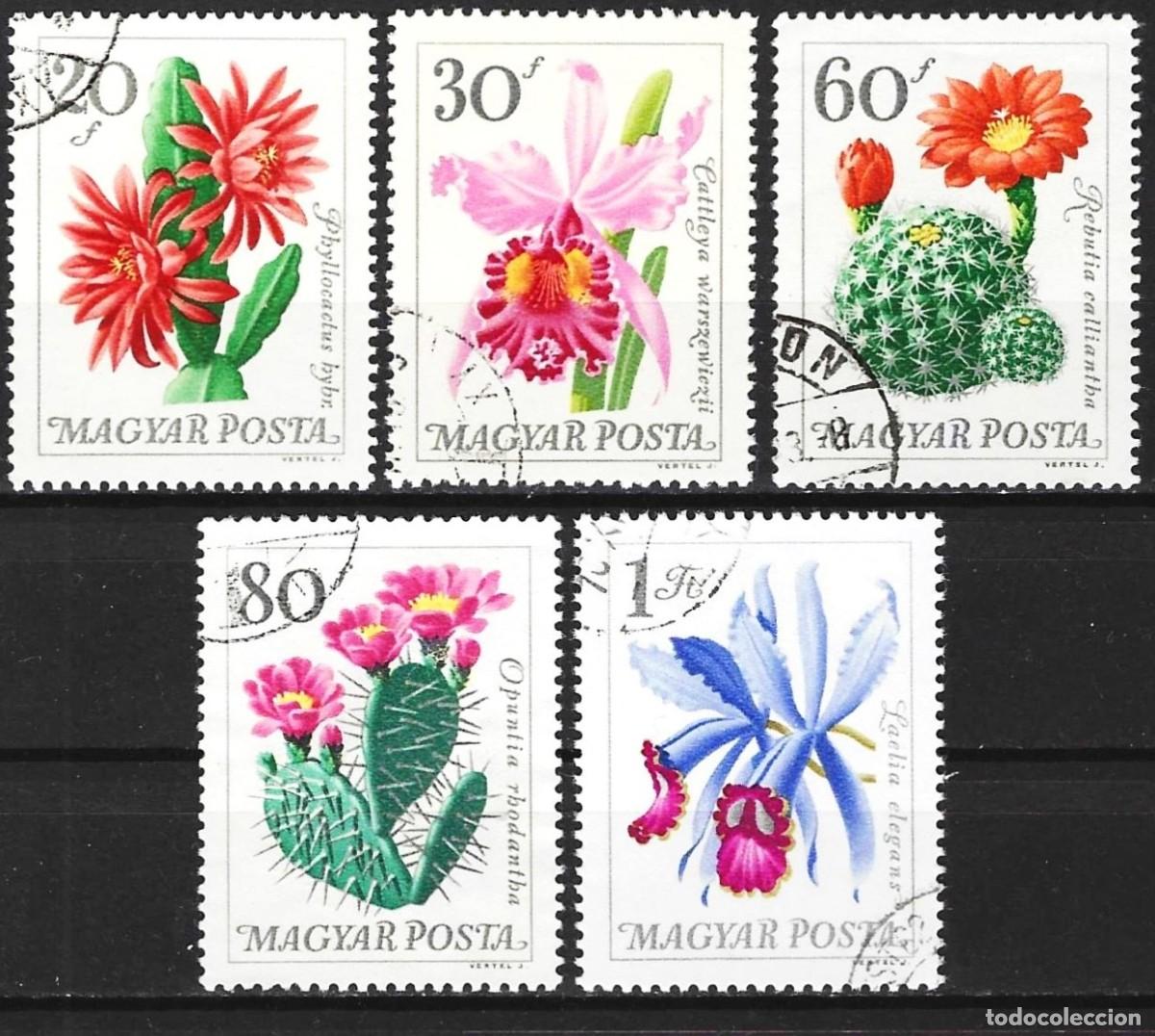 Sellos: Hungria 1965 - Mi 2164... - YT 1766... - Flores