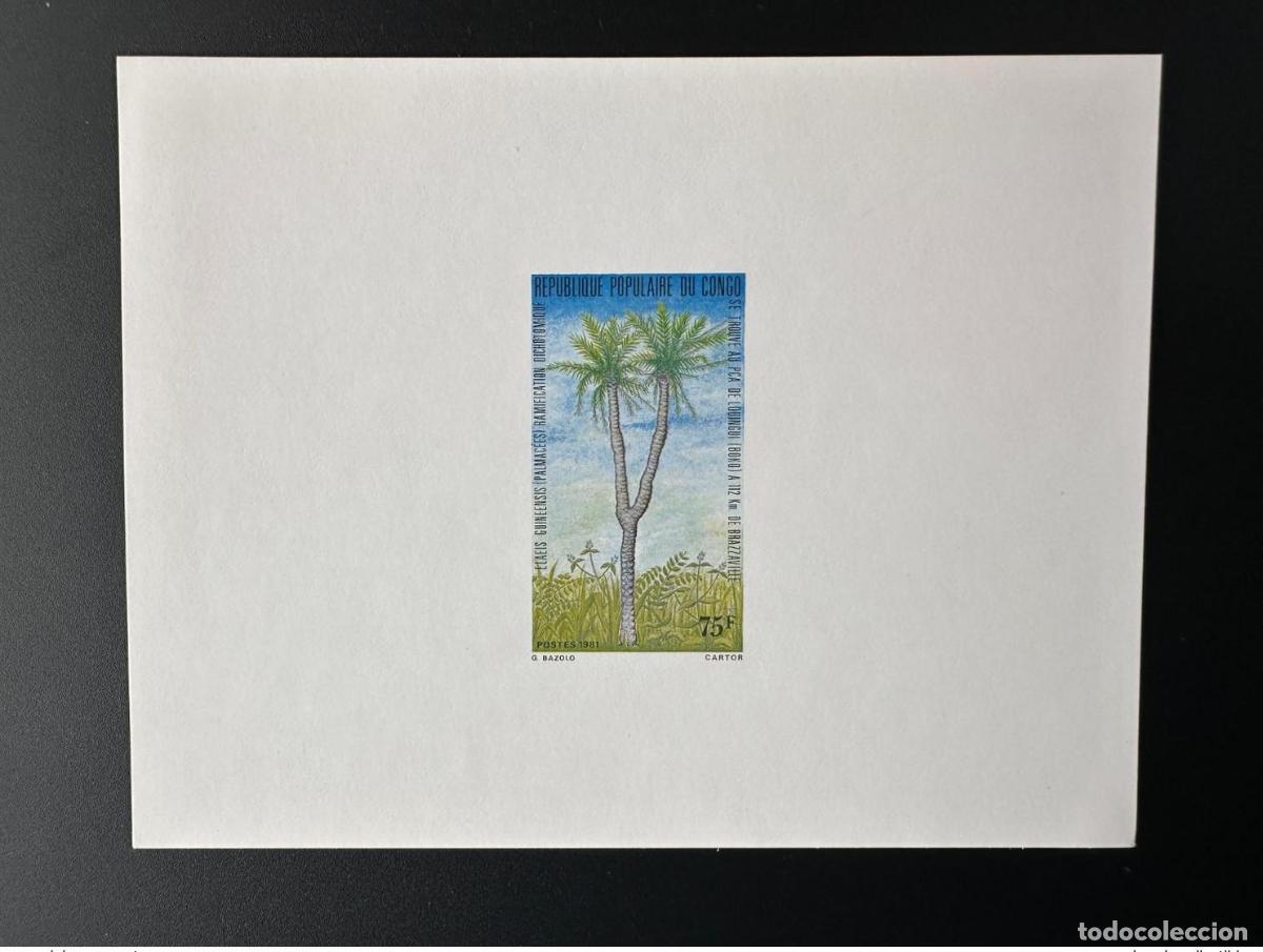 Sellos: Congo 1981 Mi. 811 Luxury Proof Elaeis Guineensis Palmera Flora Tree