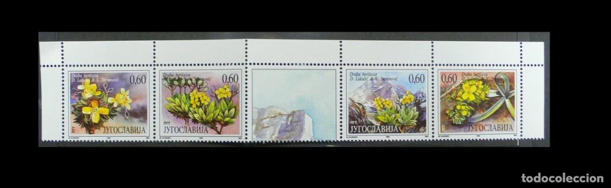 Timbres: YUGOSLAVIA 1995 - FLORES - YVERT N&ordm; 2576-79