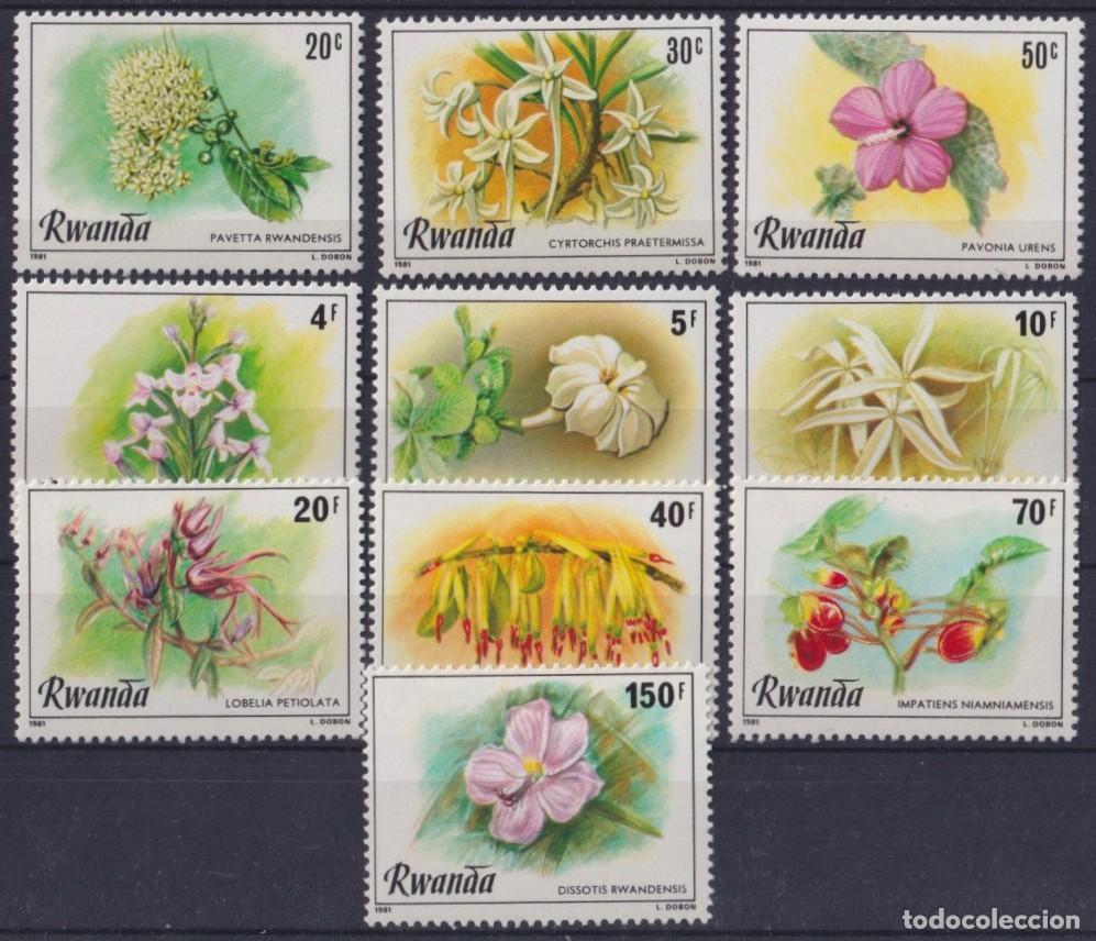 Briefmarken: F-EX63516 RWANDA MNH 1981 FLOWER FLORES ORCHILD ORQUIDEAS.
