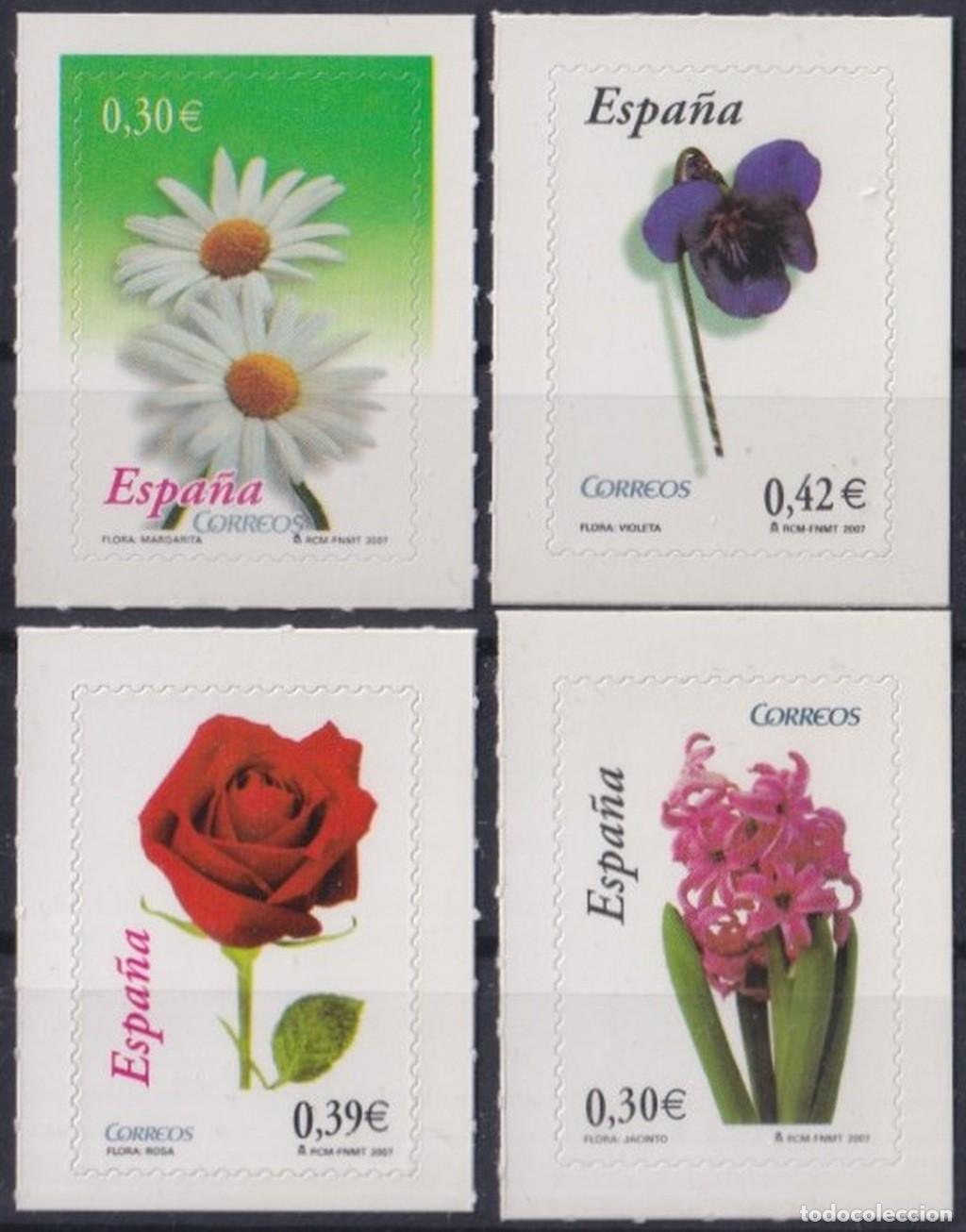 Briefmarken: F-EX64377 ESPA&Ntilde;A SPAIN MNH 2007 ADHESIVES FLOWER FLORES.