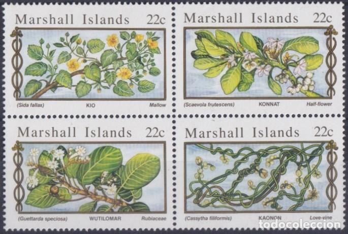 Briefmarken: F-EX64507 MARSHALL IS MNH 1985 FLOWER FLORES BLOCK.