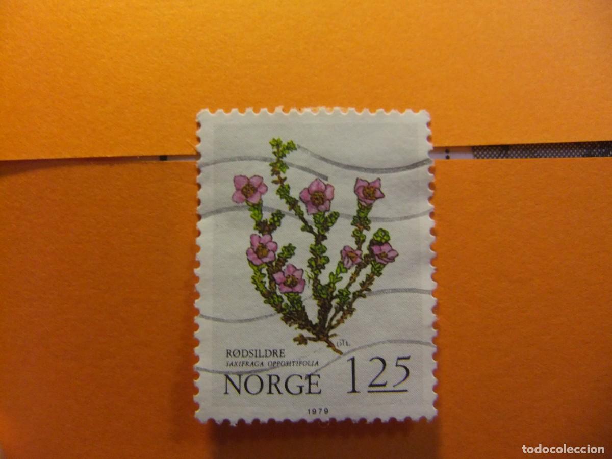 Sellos: L 47 NORUEGA NORGE 1979 / FLORES / YVERT 757 FU