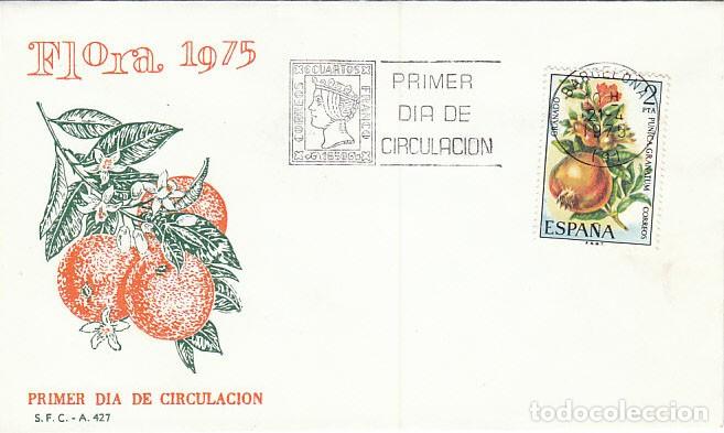 Sellos: EDIFIL 2254, LA GRANADA, PRIMER DIA DEL 1-4-1975, SOBRE DEL SFC