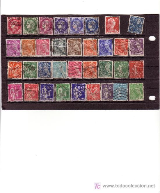 Sellos: Francia. lote de sellos - Foto 1