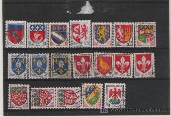 Sellos: FRANCIA LOTE DE SELLOS - Foto 1