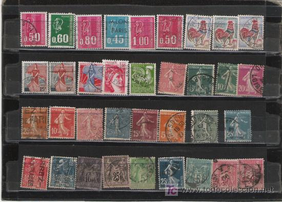 Sellos: FRANCIA LOTE DE SELLOS - Foto 1