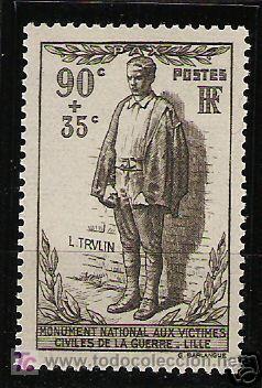 Sellos: FRANCIA YVERT 420** LUJO - Foto 1