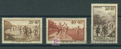 Sellos: FRANCIA YVERT 345-347** LUJO - Foto 1