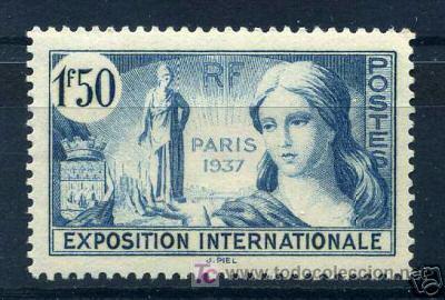 Sellos: FRANCIA YVERT 336 LUJO - Foto 1