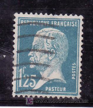 Sellos: francia  180 usada, louis pasteur - Foto 1