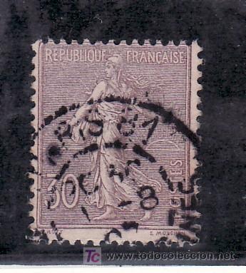 Sellos: francia  133 usada, sembrador - Foto 1