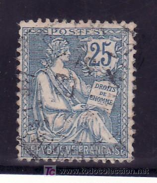 Sellos: francia  127 usada, - Foto 1