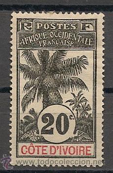 Timbres: costa de marfil, colonia francesa