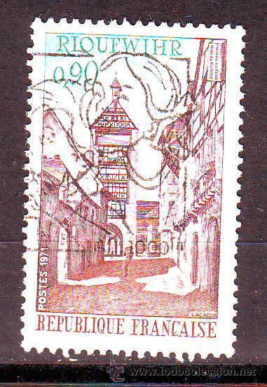Sellos: FRANCIA 1971.EDIFICIOS.CASTILLOS. - Foto 1