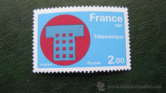 Sellos: 1981 francia, telematica, yvert 2130 - Foto 1