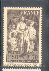Sellos: Francia YY N 585 (*) - Foto 1