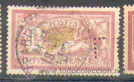 Sellos: Francia YY N 121 (3Perfin) - Foto 1