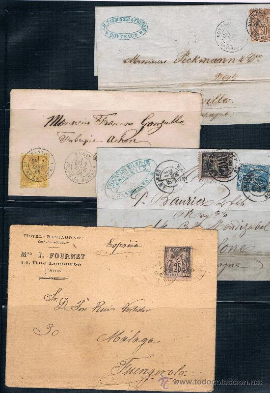 Sellos: Francia. Cartas - Foto 1