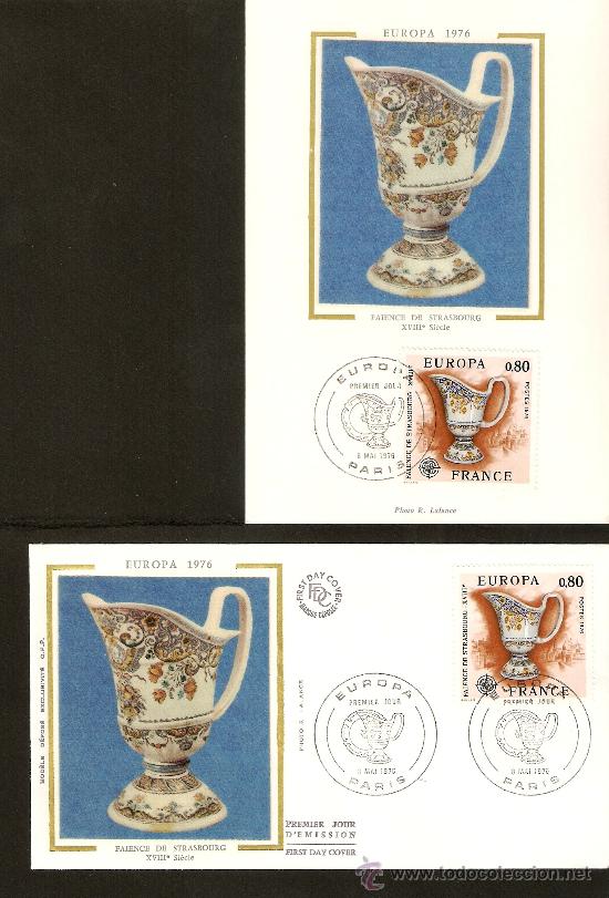 Sellos: EUROPA FRANCIA 1976 - Foto 1