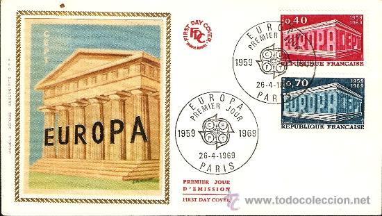 Sellos: EUROPA FRANCIA 1969 - Foto 1