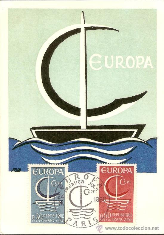 Sellos: EUROPA FRANCIA 1966 - Foto 1