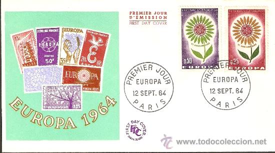 Sellos: EUROPA FRANCIA 1964 - Foto 1