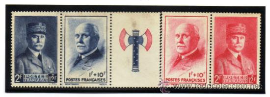Briefmarken: FRANCIA.- YVERT N&ordm; 568/71s, SERIE COMPLETA EN NUEVO SIN GOMA ORIGINA (FR-370)