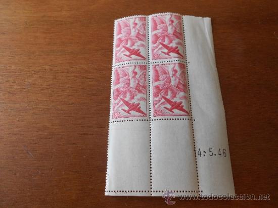 Sellos: GRUPO DE SELLOS FRANCESES: POSTE AERIENNE, CON FECHA 14/5/46