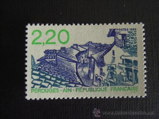 Sellos: FRANCIA ,N&ordm; YVERT 2550***A&Ntilde;O 1988.TURISMO.PEROUGES - Foto 1
