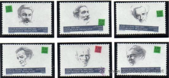 Briefmarken: FRANCIA.- CATALOGO YVERT N&ordm; 2799/2804 SERIE COMPLETA EN NUEVO