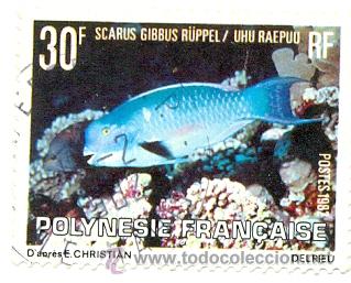 Sellos: 2polyf-174. Polynesia Francesa. Yvert n&ordm; 174. Pez - Foto 1