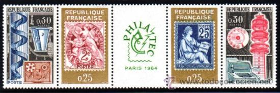 Briefmarken: FRANCIA.- CAT&Aacute;LOGO YVERT N&ordm; 1414/17, SERIE COMPLETA EN NUEVO