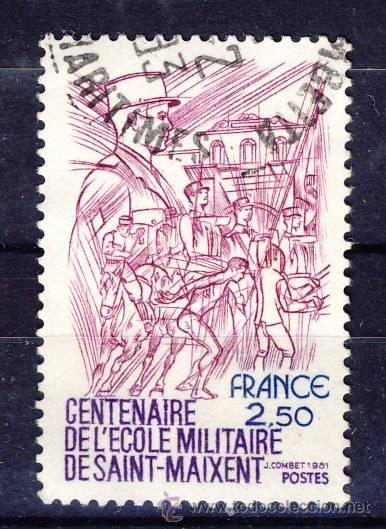 Francobolli: CENTENARIO DE LA ESCUELA MILITAR DE SAINT-MAIXENT.-