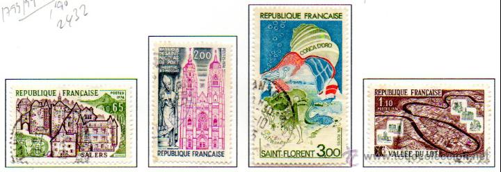 Briefmarken: FRANCIA.- YVERT N&ordm; 1793/94 Y 1807-1810, SERIE COMPLETA EN USADO