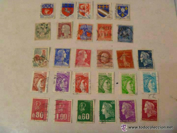 Sellos: LOTE DE 28 SELLOS DE FRANCIA . BASICOS - Foto 1